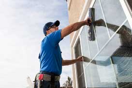 Commercial window cleaning services